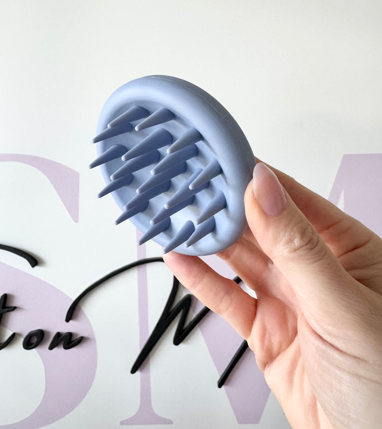 Silicone scalp brush/massager