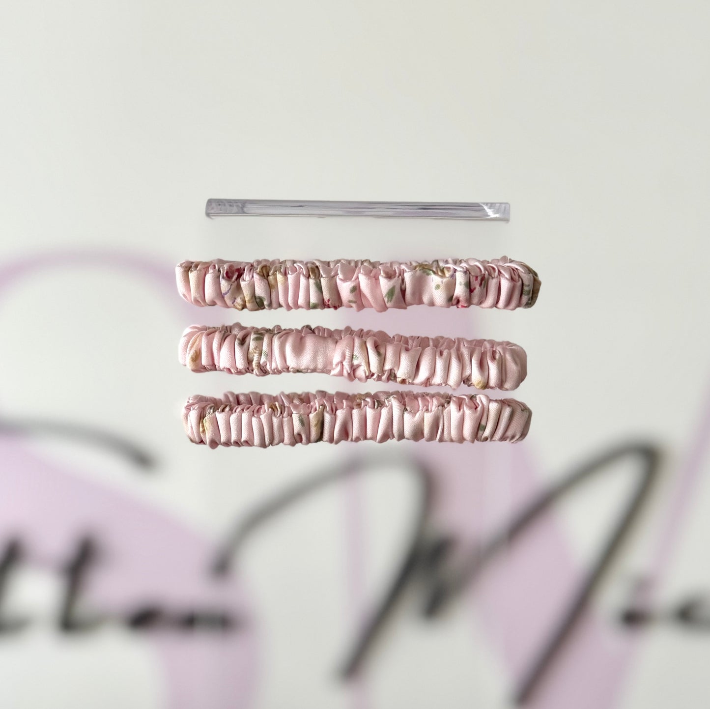 Mulberry silk Skinny Mini scrunchies