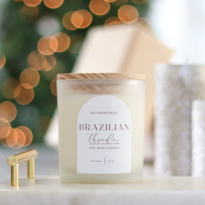 Brazilian Thunder soy wax candle