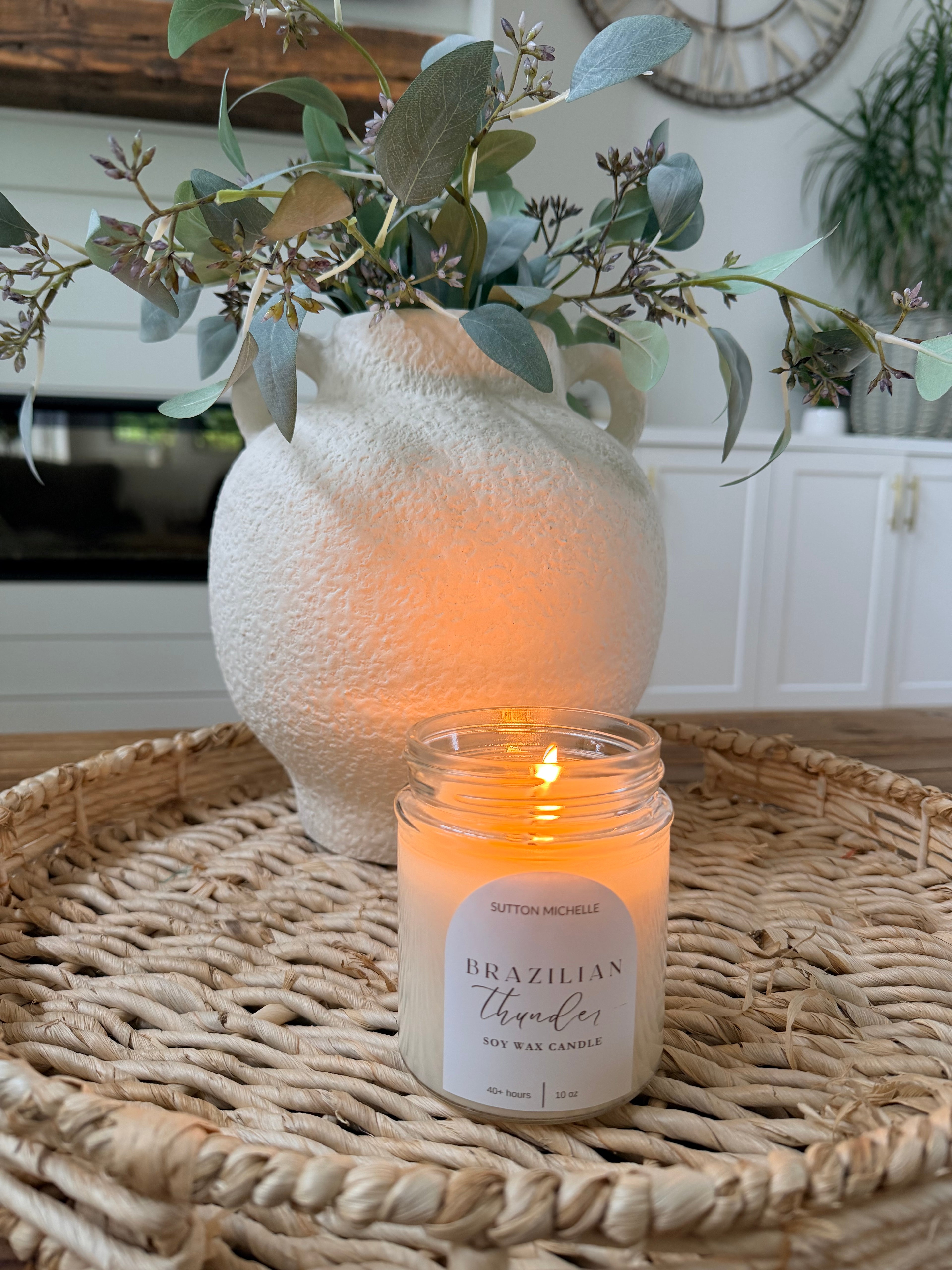 Brazilian Thunder soy wax candle