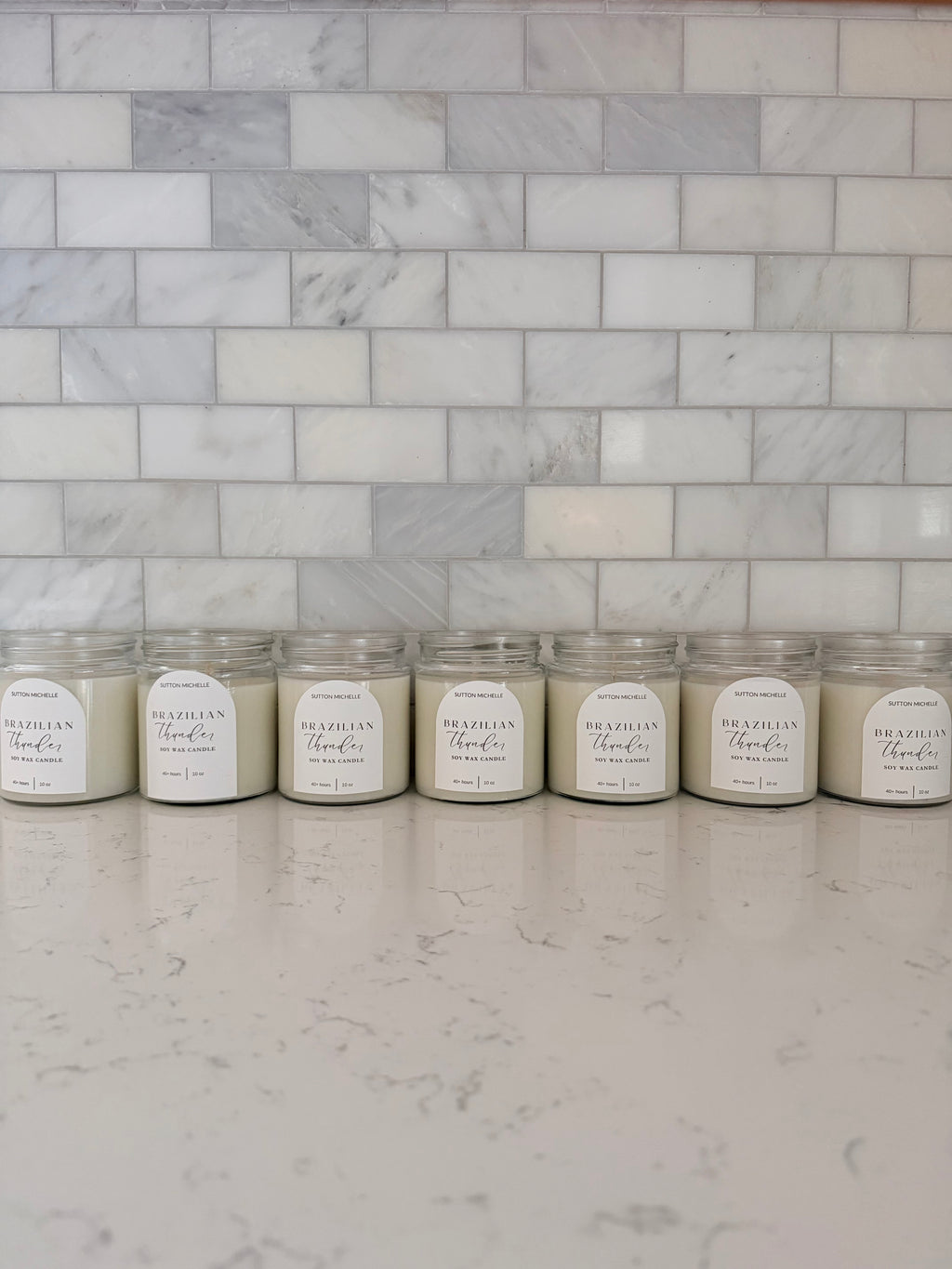 Brazilian Thunder soy wax candle