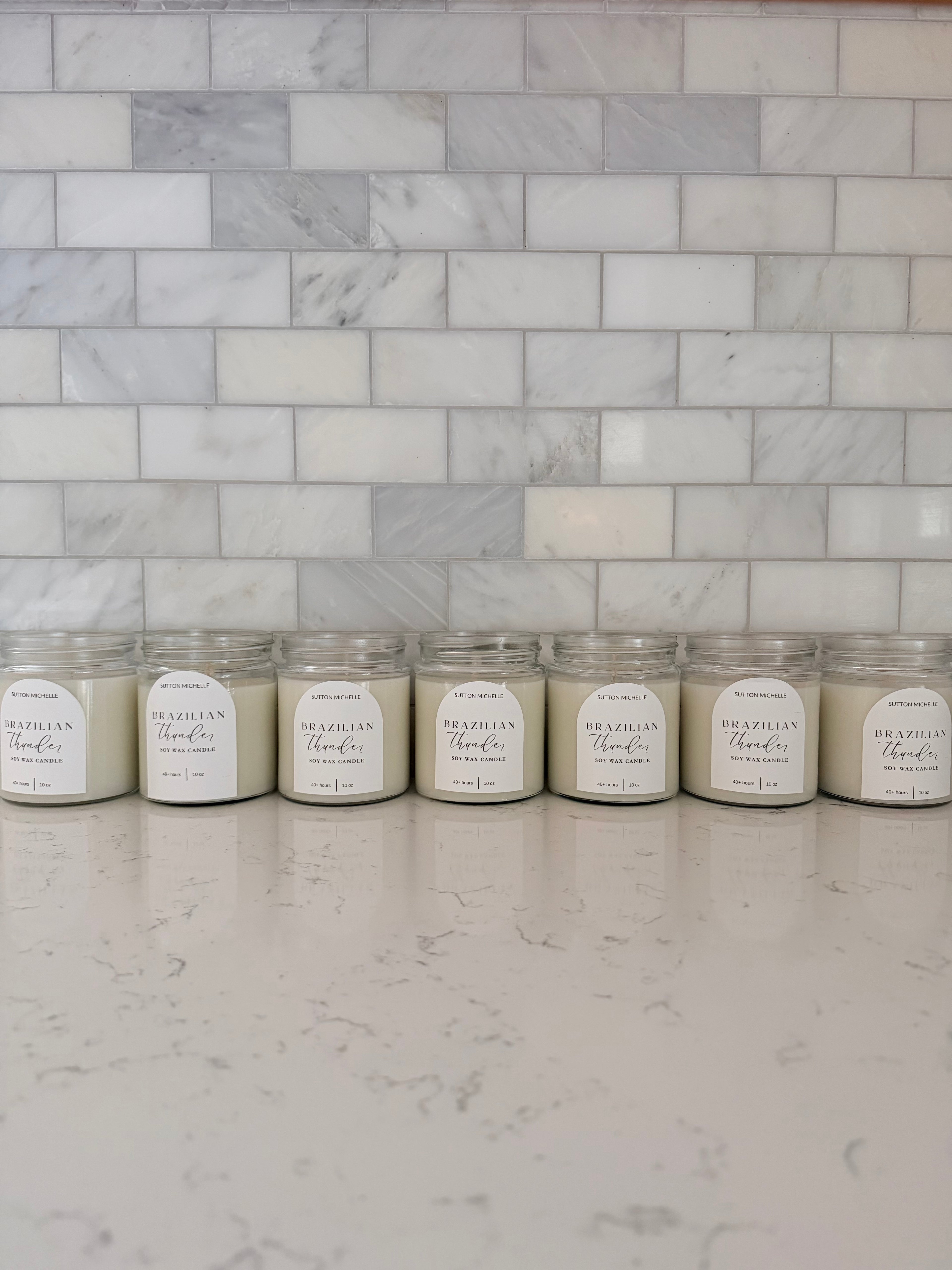 Brazilian Thunder soy wax candle