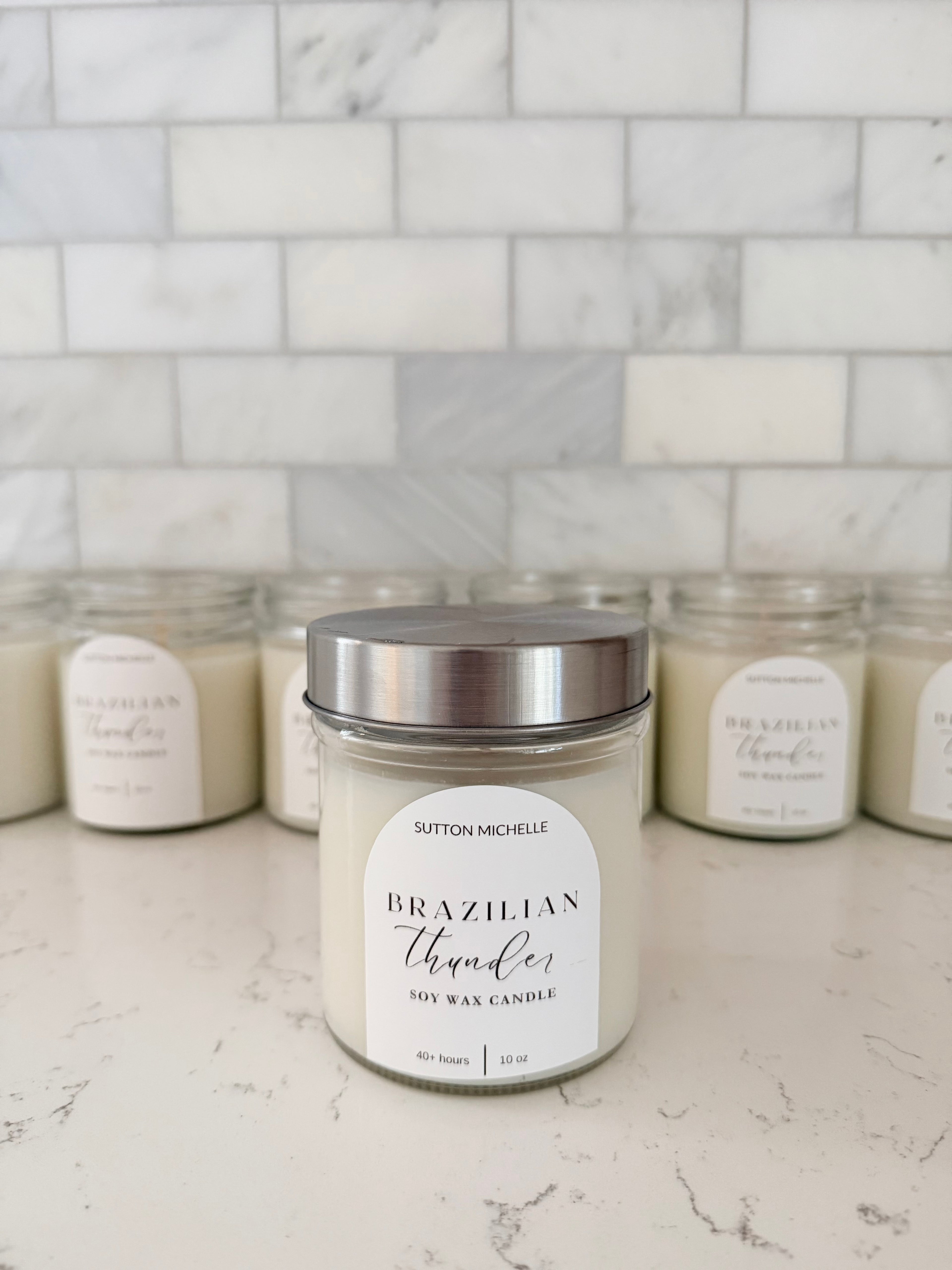 Brazilian Thunder soy wax candle
