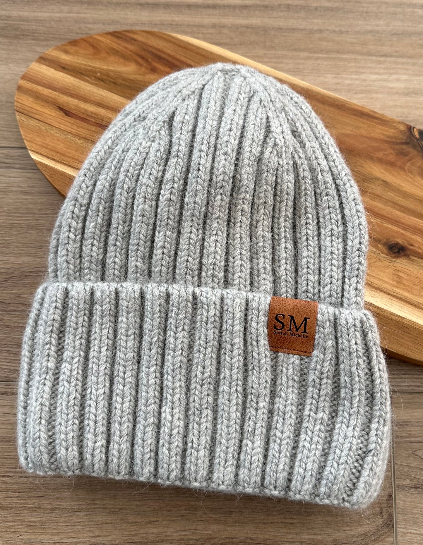 Satin lined cashmere blend knit toques