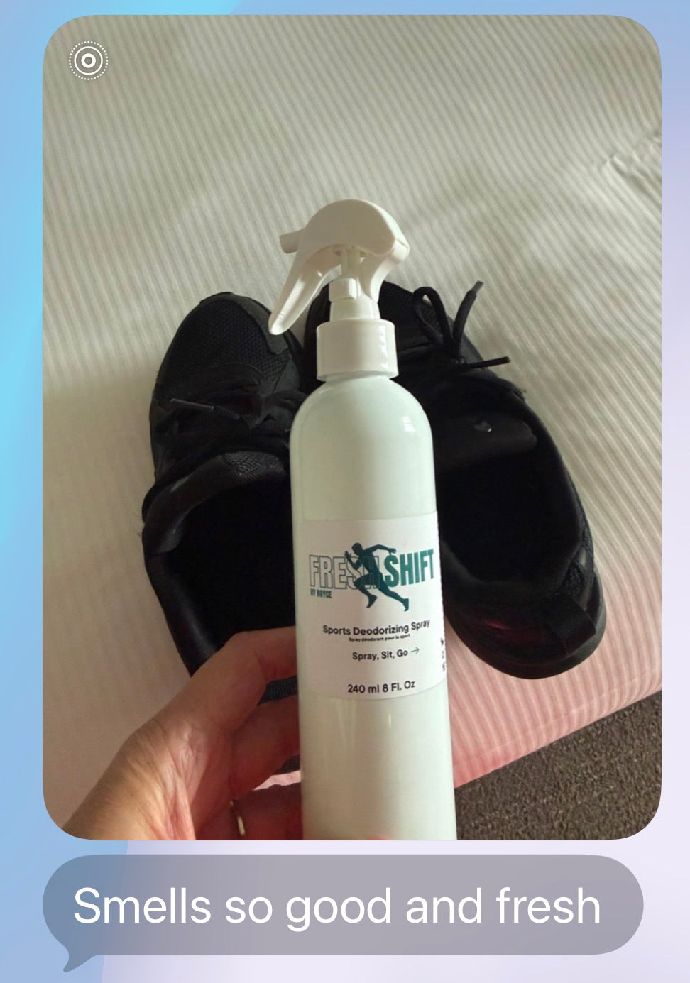 Fresh Shift Sports Deodorizing Spray