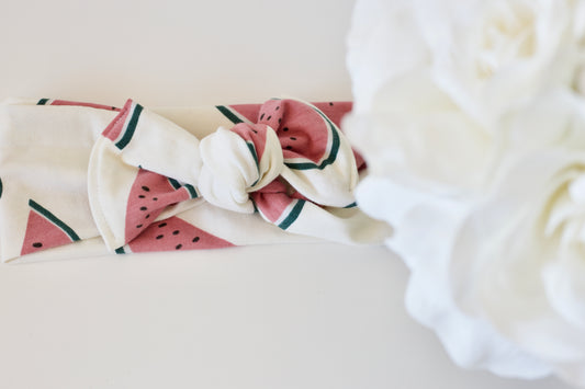 Watermelon knot bow!